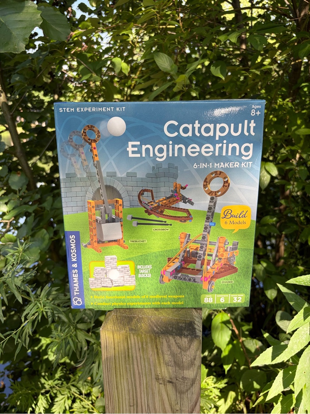 Thames & Kosmos STEM Experiment Kit  Catapult Engineering - 6-in-1 Maker K New